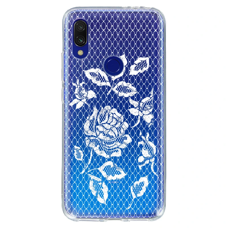 کاور مگافون طرح گل مدل C43-W مناسب برای گوشی موبایل شیائومی Redmi 7