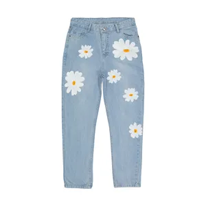 شلوار جین زنانه مدل مام استایل کد 1264