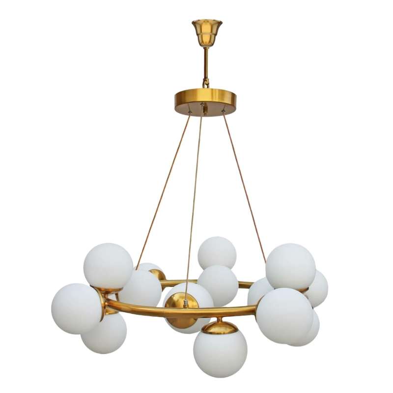 لوستر 16 شعله رینگ حبابی-Y