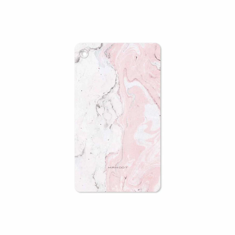 برچسب پوششی ماهوت مدل Blanco-Pink-Marble مناسب برای تبلت لنوو Tab M7 2019