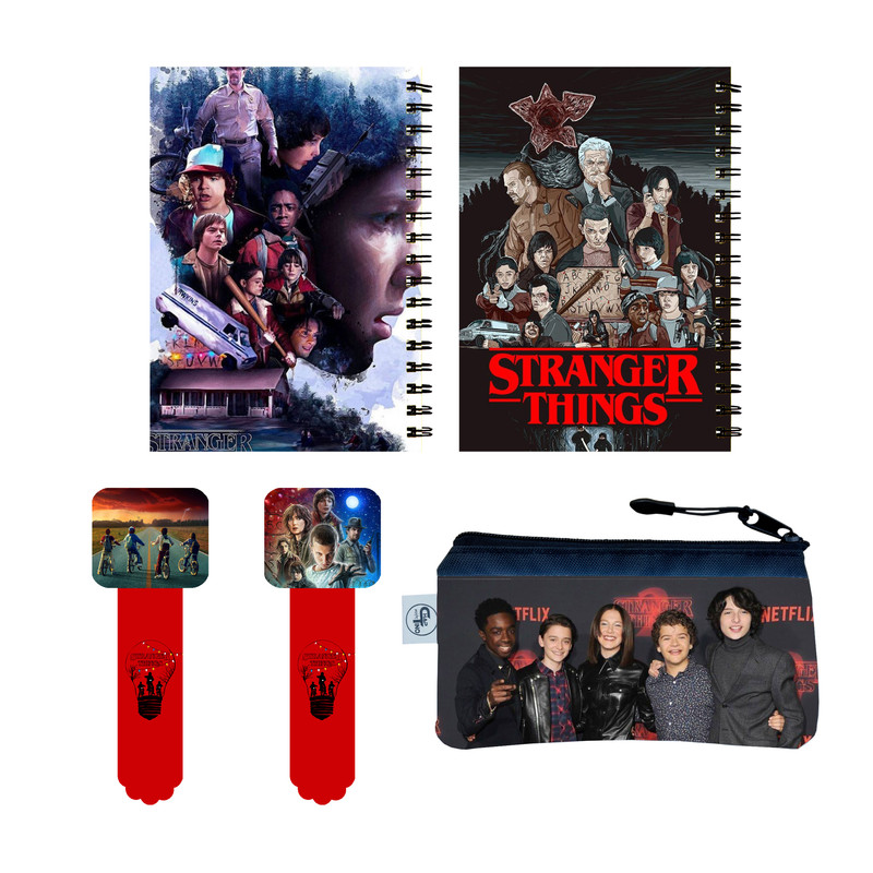 بسته لوازم تحریر مدل استرنجر تینگز bs26 مجموعه 5 عددی