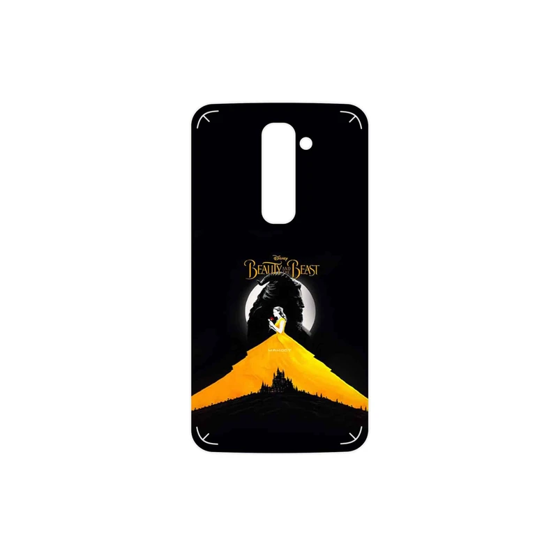 برچسب پوششی ماهوت مدل Beauty and the Beast مناسب برای گوشی موبایل ال جی G2