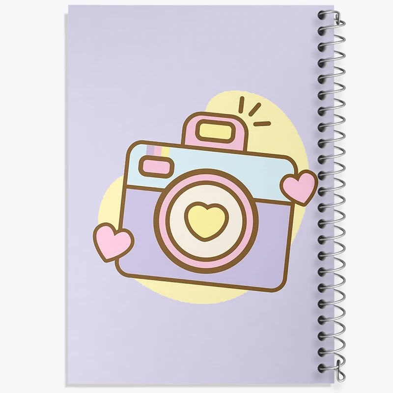 دفتر نقاشی 50 برگ خندالو طرح دوربین عکاسی کد N2057