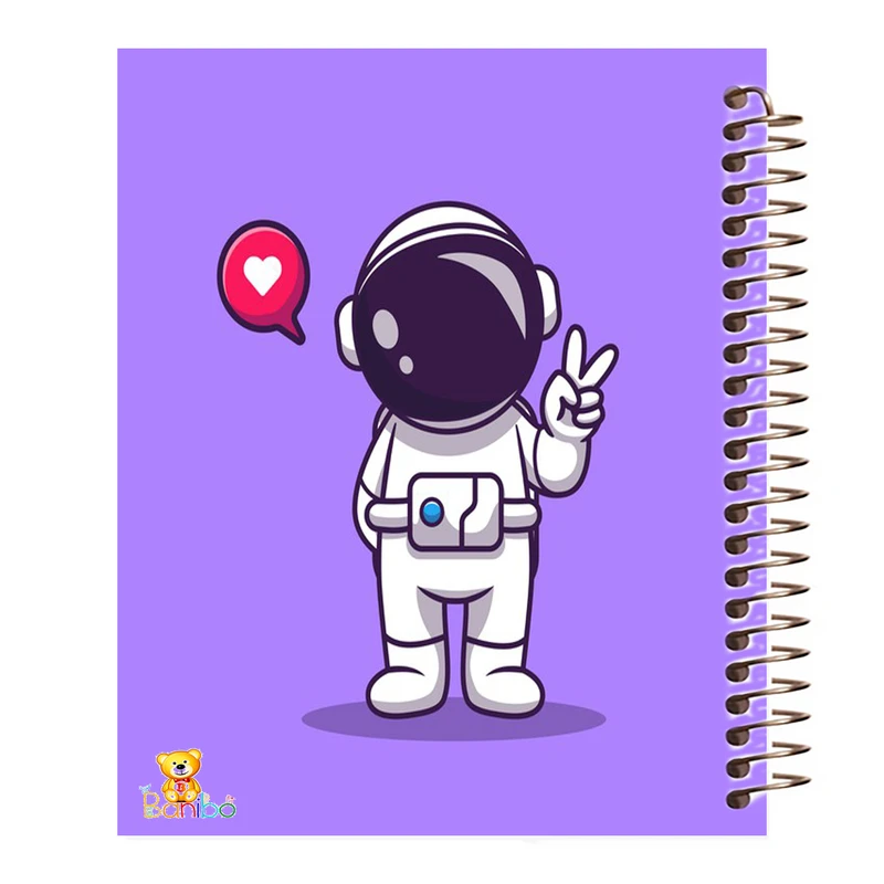 دفتر مشق 100 برگ بانیبو طرح کهکشان کد 552