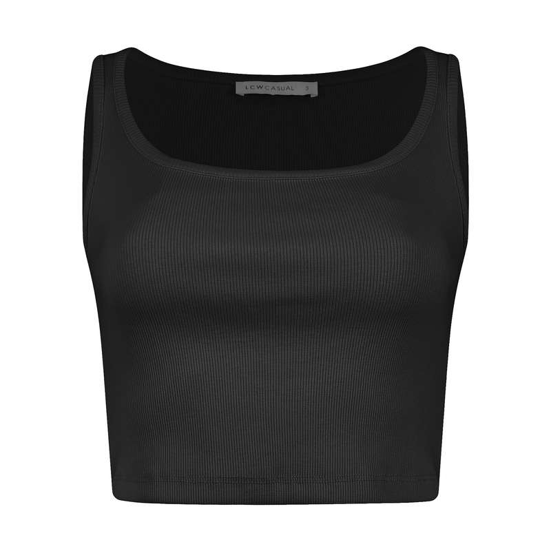 تاپ زنانه ال سی وایکیکی مدل S279291Z8-CVL-NEWBLACK