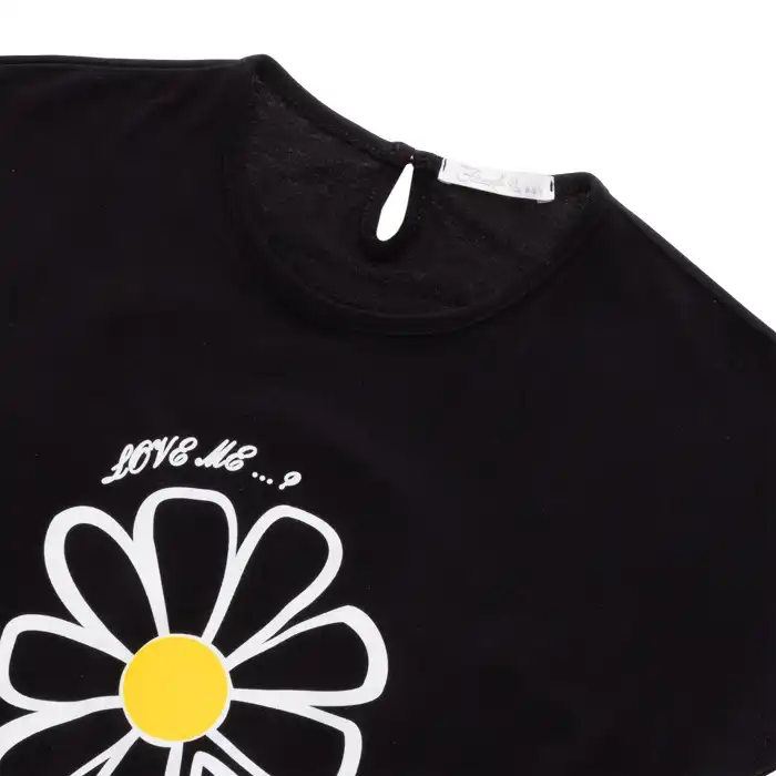 تی شرت آستین کوتاه دخترانه فیورلا مدل پونه 43029