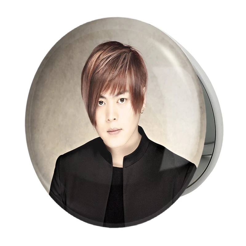 آینه جیبی خندالو طرح هی جون گروه H.O.T مدل تاشو کد 12288 