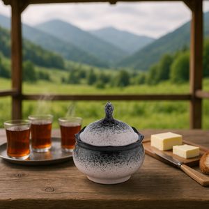 شکلات خوری سرامیکی بومی مدل ماربل