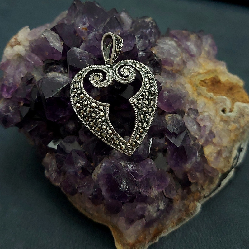 آویز گردنبند نقره زنانه مدل VM8594