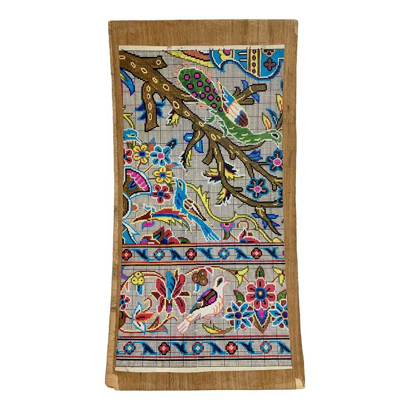 آویز چوبی مدل تابلو زینتی نقشه فرش CMCH1011