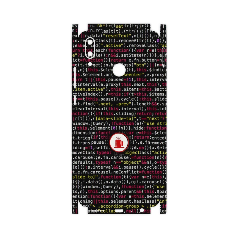 برچسب پوششی ماهوت مدل Programming 1-FullSkin مناسب برای گوشی موبایل هوآوی Y9 2019