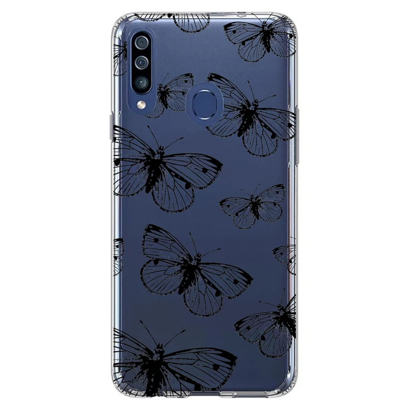 کاور مگافون طرح پروانه مدل C54-B مناسب برای گوشی موبایل سامسونگ Galaxy A60 / M40
