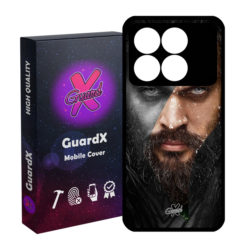 کاور گارد ایکس طرح Aqua Man مدل Glass10362 مناسب برای گوشی موبایل شیائومی Poco X6 Pro 5G / Redmi K70E