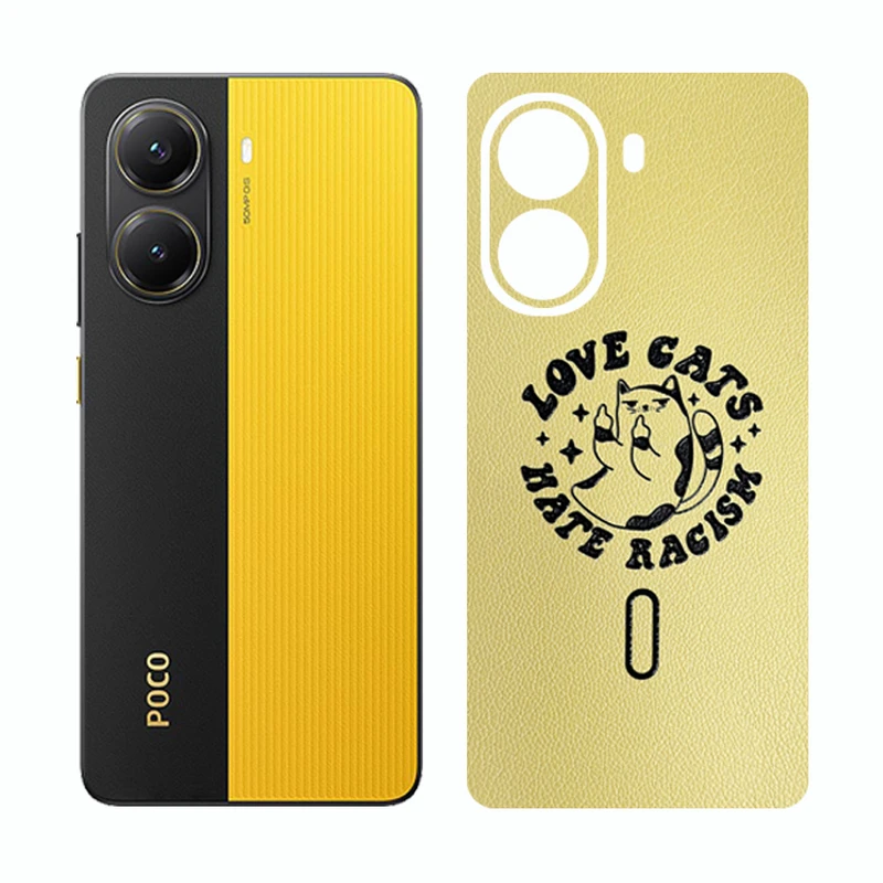 برچسب پوششی ریمکس مدل Cover طرح love cats مناسب برای گوشی موبایل شیائومی Poco X7 Pro