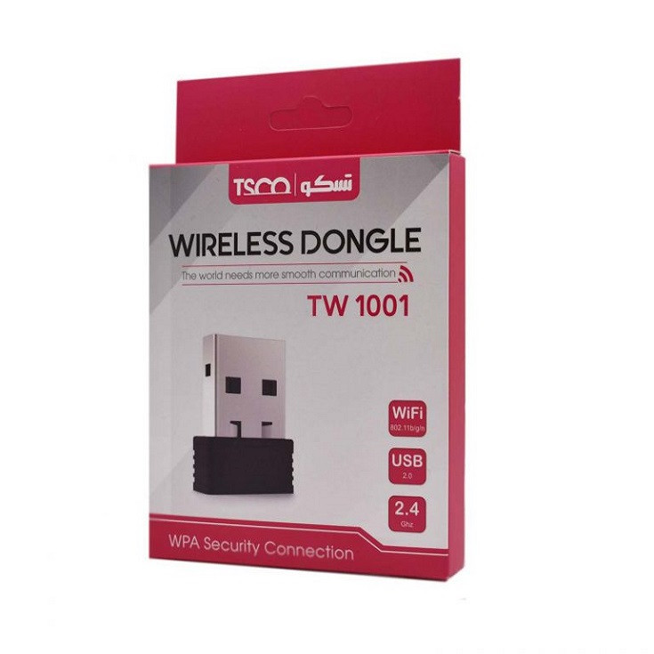 کارت شبکه USB بی سیم تسکو مدل TW 1001