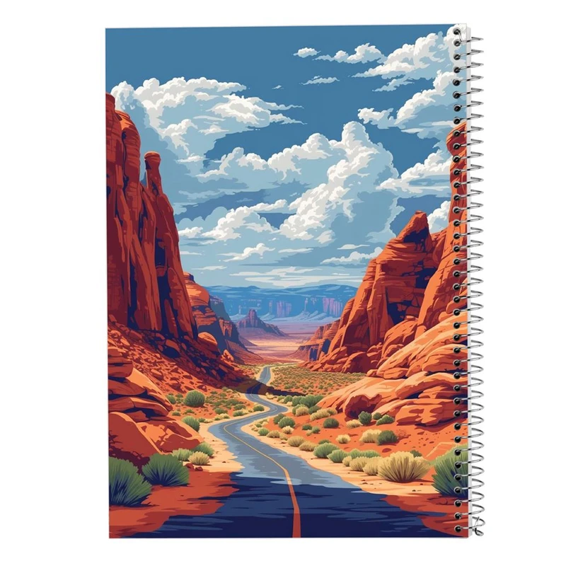 دفتر نقاشی 50 برگ مدوپد مدل کویر کد DF16682