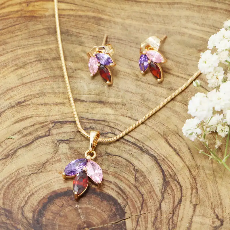 نیم ست زنانه ژوپینگ مدل چند رنگ کد XP153 با زنجیر