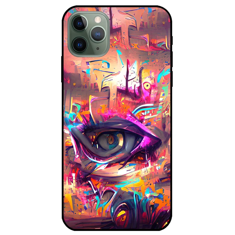 کاور مگافون طرح چشم مدل 2823 مناسب برای گوشی موبایل اپل iPhone 11 Pro Max                