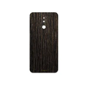 MAHOOT Dark-Gold-Stripes-Wood Cover Sticker for Nokia 3.2 TA-1164