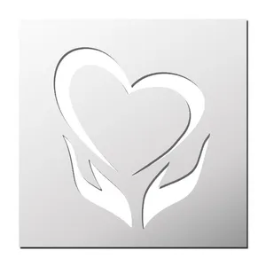 شابلون دکو رستا مدل قلب کد S260