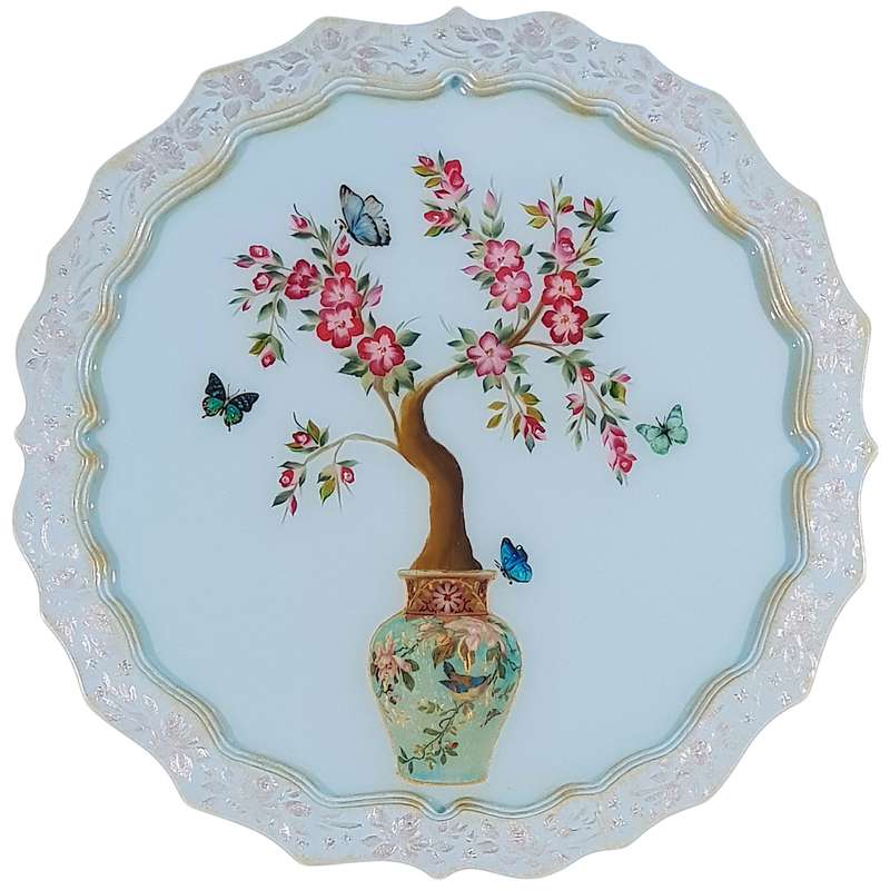 سینی چوبی سارا باقرپور مدل Bonsai-400-B