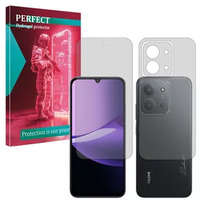 Perfect Tough model Matte screen protector suitable for Xiaomi Redmi 15C 5G mobile phone along with the back protector