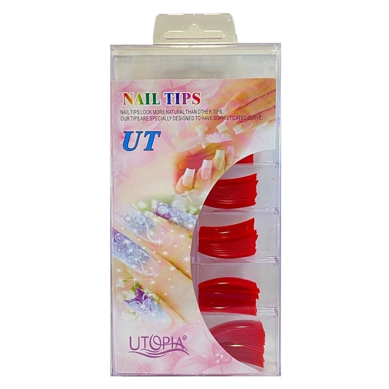 تیپ کاشت ناخن اتوپیا مدل UTR بسته 100 عددی تیپ کاشت ناخن اتوپیا مدل UTR بسته 100 عددی