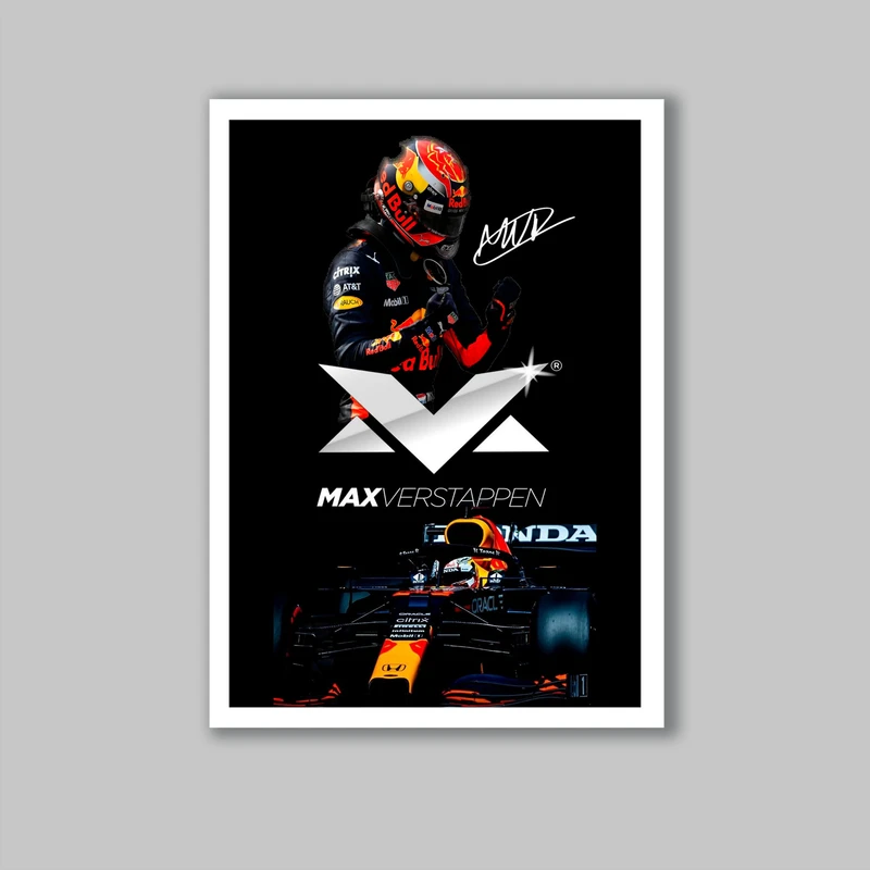 تابلو لیلیان طرح فرمول یک مکس ورشتپن کد LA-G11470