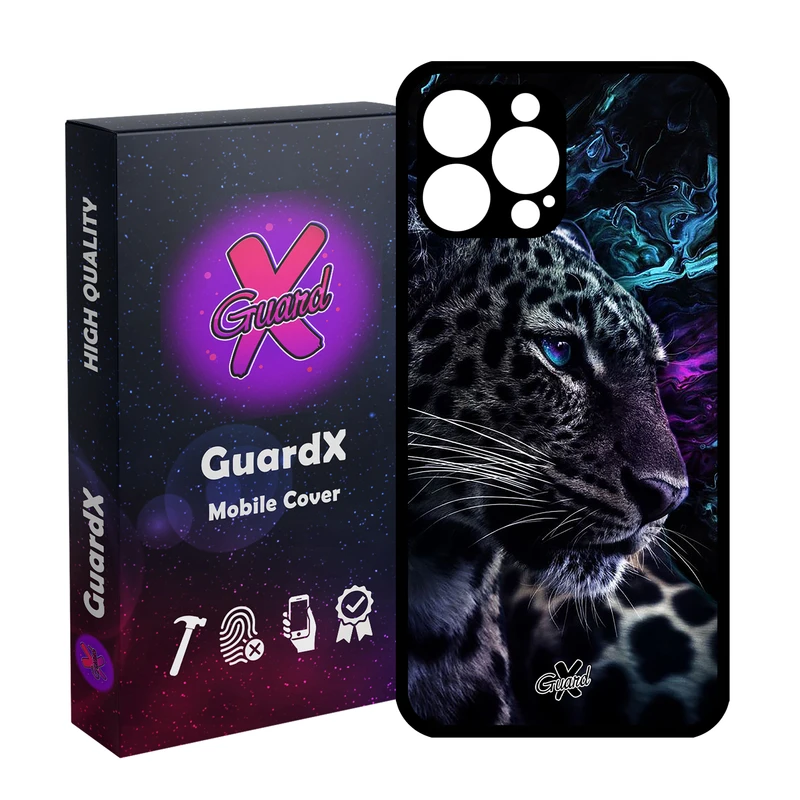 کاور گارد ایکس طرح پلنگ مدل Glass10250 مناسب برای گوشی موبایل اپل iPhone 14 Pro Max