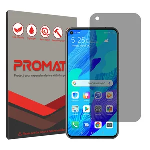 Promate Resistant model Privacy screen protector suitable for Huawei nova 5T mobile phone