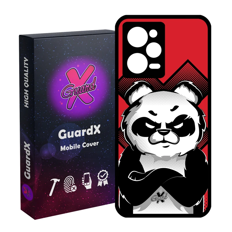 کاور گارد ایکس طرح Panda مدل Glass10301 مناسب برای گوشی موبایل شیائومی Redmi Note 12 Pro 5G/Poco X5 Pro 5G/Note 12 Pro Pro speed