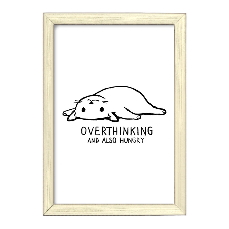 تابلو خندالو طرح گربه گشنه کد 29328