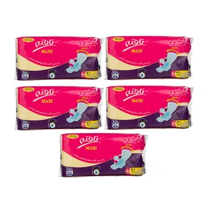 نوار بهداشتی تافته مدل Maxi مجموعه 5 عددی 