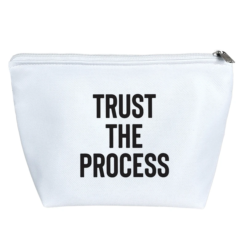 کیف لوازم آرایش دخترانه خندالو مدل Trust The Process کد 6565