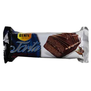 کیک دو لایه با روکش کاکائو تورتا بنیس - 60 گرم بسته 24 عددی