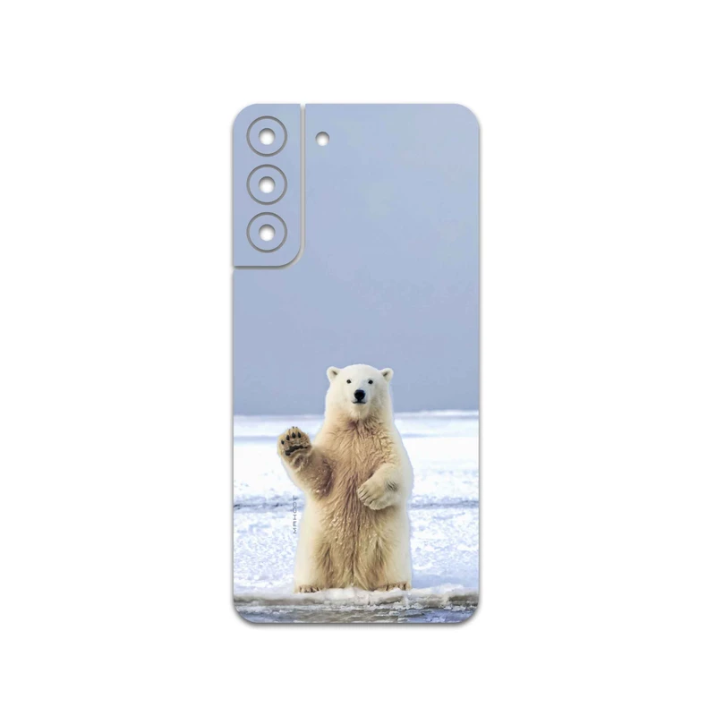 برچسب پوششی ماهوت مدل Polar-bear مناسب برای گوشی موبایل سامسونگ Galaxy S22 Plus 5G