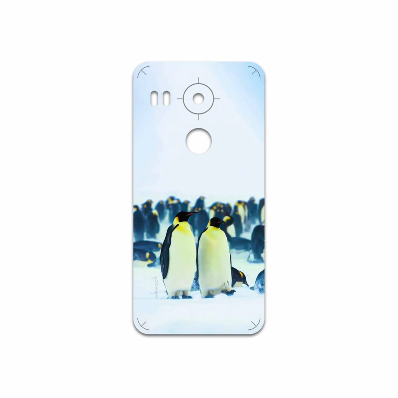 برچسب پوششی ماهوت مدل Penguin مناسب برای گوشی موبایل گوگل Nexus 5X
