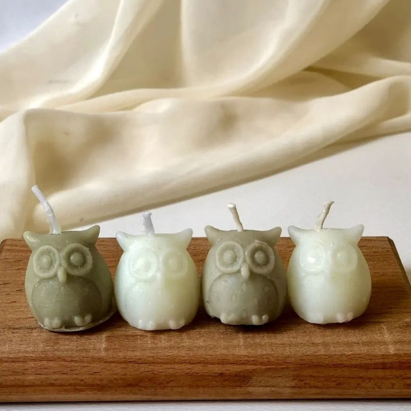 قالب شمع مدل جغد وارمری