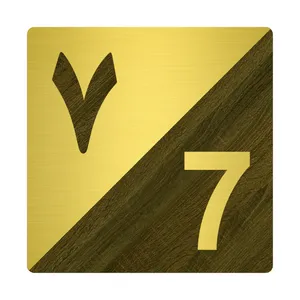 تابلو نشانگر مستر راد طرح پلاک واحد شماره 7 کد 07  TR.AG 