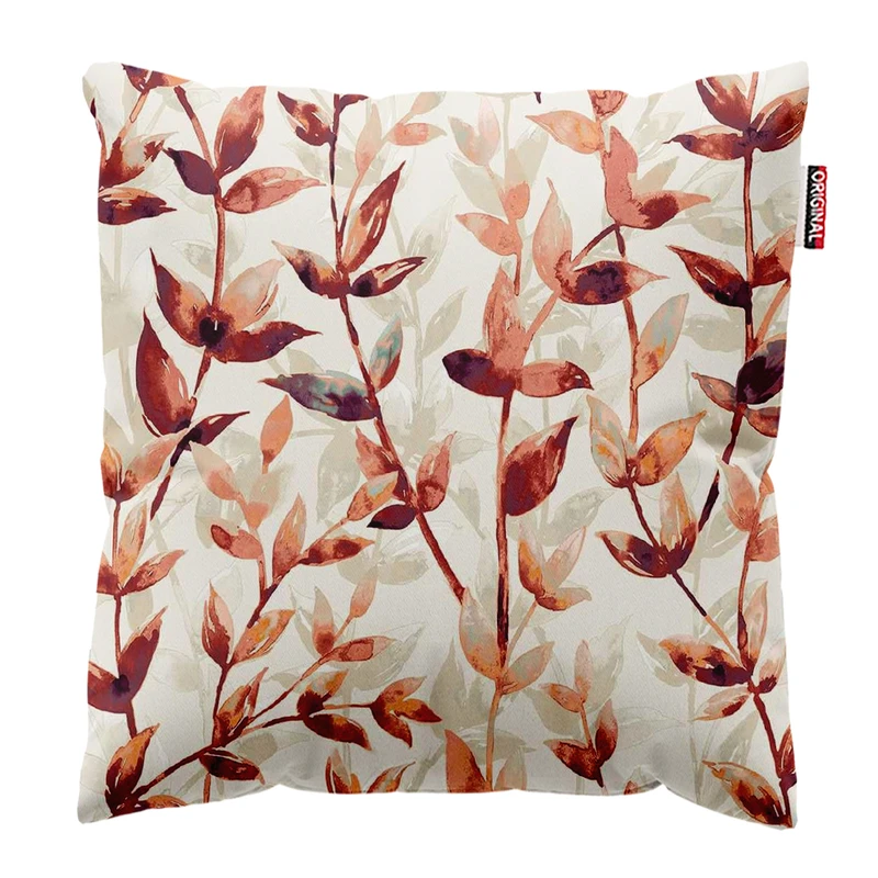 کوسن پاد آفرین مدل گل و برگ کد PK303413 سایز 30*30 سانتی متر