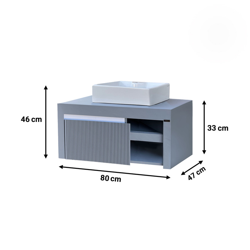 روشویی سیتکا مدل EZ-sib007/80