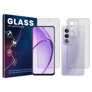 Glass Resistant model Transparent screen protector suitable for Oppo A80 mobile phone Along with the phone back protector