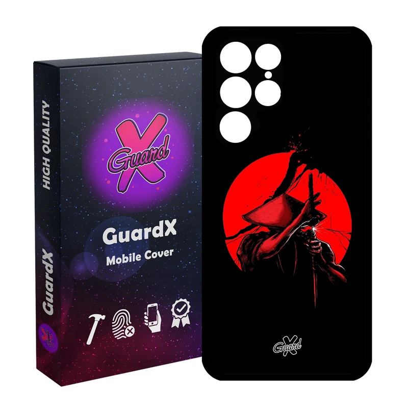 کاور گارد ایکس طرح Samurai مدل Glass10251 مناسب برای گوشی موبایل سامسونگ Galaxy S22 Ultra