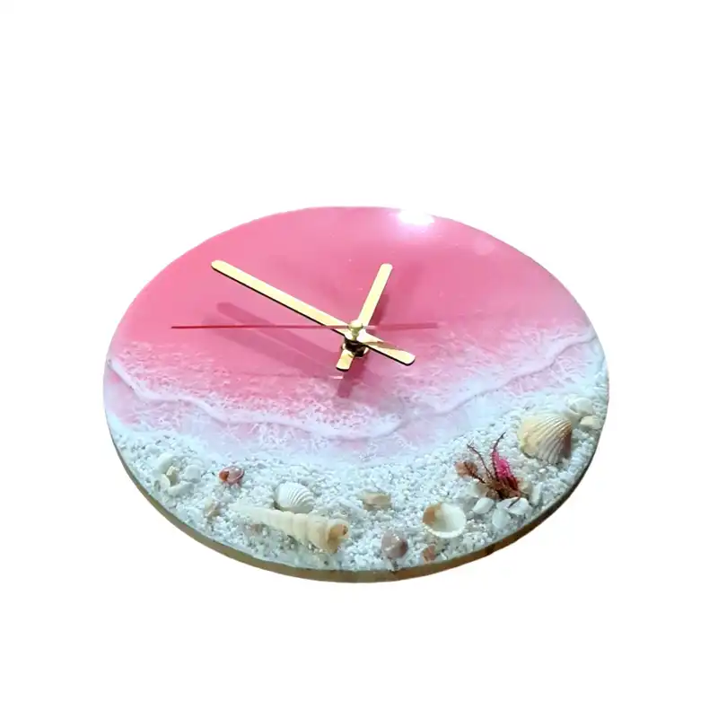 ساعت دیواری رزینی طرح دریا