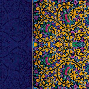 کاغذ کادو طرح کاشی کد 1401 بسته پنج عددی