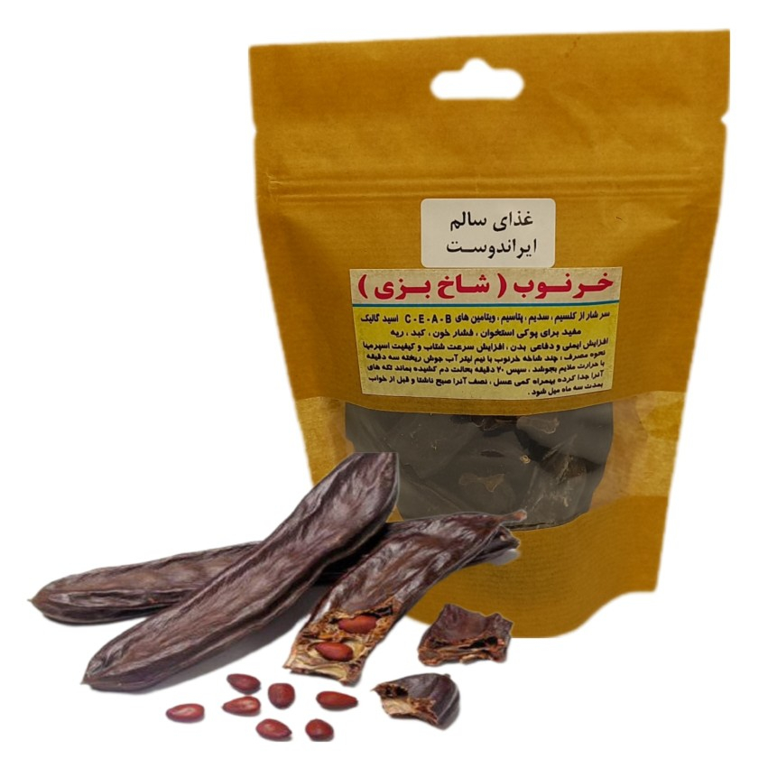 دمنوش خرنوب غذای سالم ایراندوست - 120 گرم