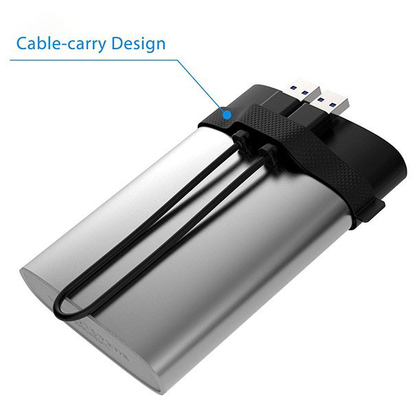 هارد اکسترنال سیلیکون پاور مدل Armor A85 ظرفیت یک ترابایت دارای رابط USB Type-A 3.2