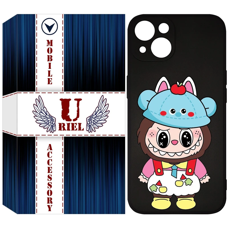 کاور یوریل مدل KSH کد 123 طرح عروسک لبوبو مناسب برای گوشی موبایل اپل iPhone 13