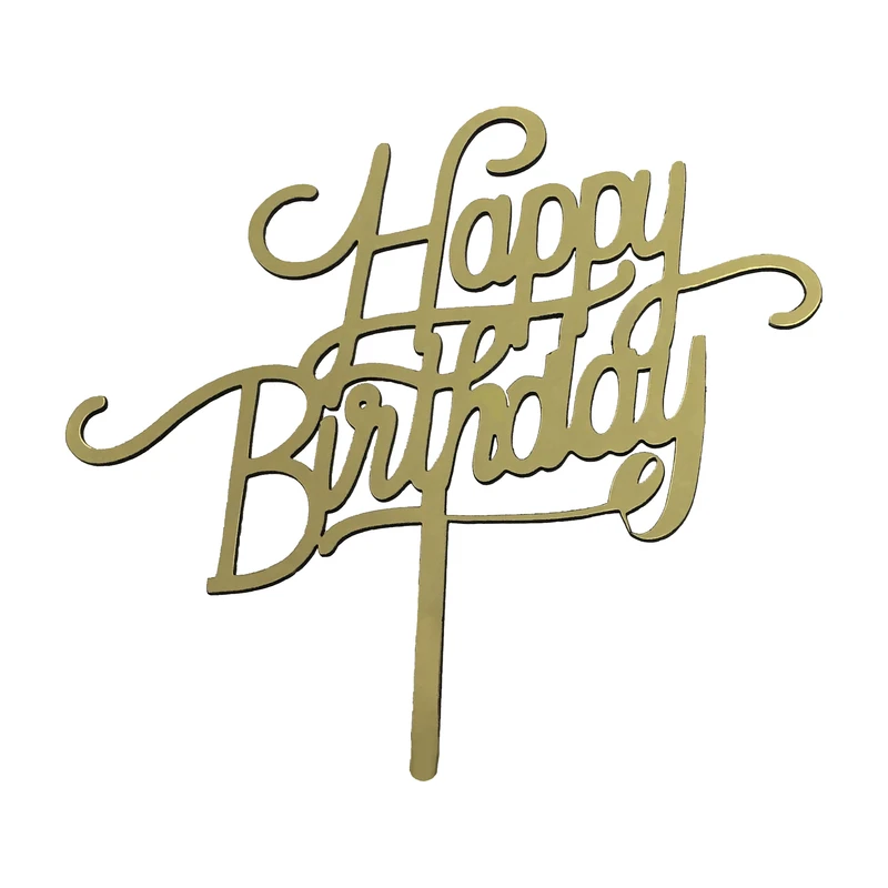 تاپر کیک هانستو مدل تولدت مبارک کد TP011