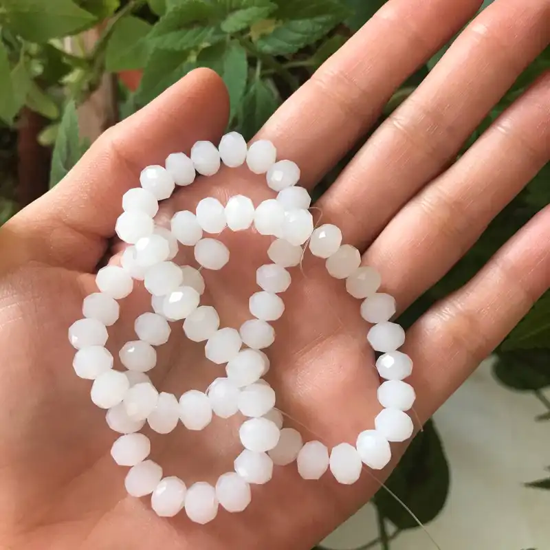 مهره دستبند مدل کریستال کد 591 بسته 65 عددی